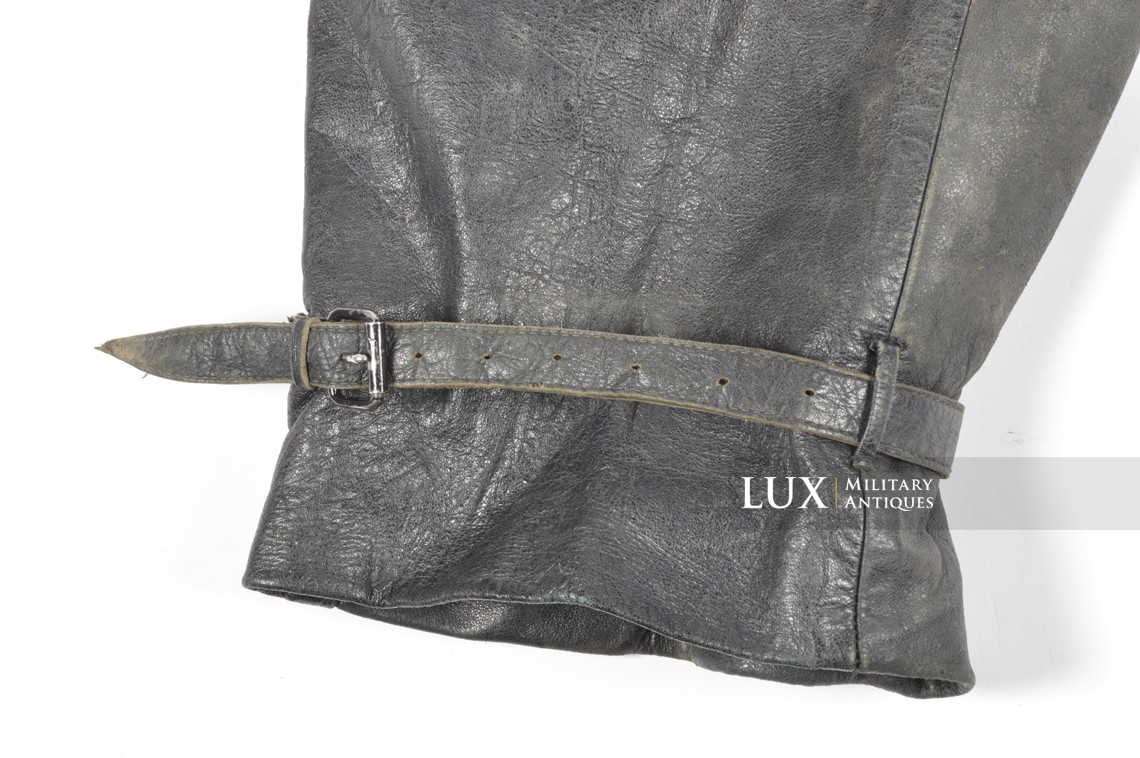 German Kriegsmarine leather jacket & trousers, « PANZER » - photo 31