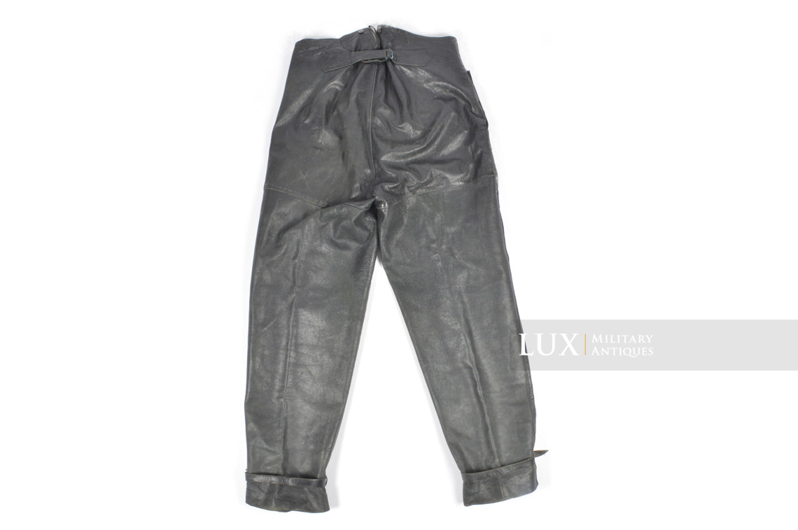 German Kriegsmarine leather jacket & trousers, « PANZER » - photo 33