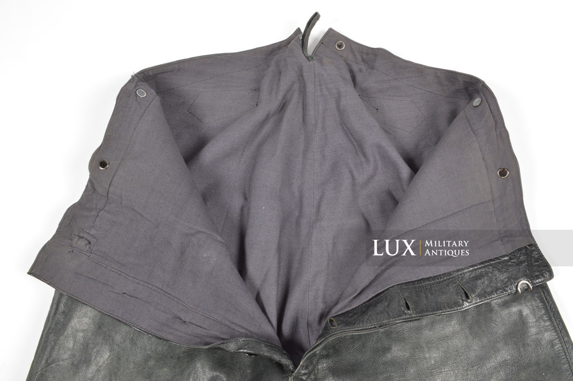 German Kriegsmarine leather jacket & trousers, « PANZER » - photo 39