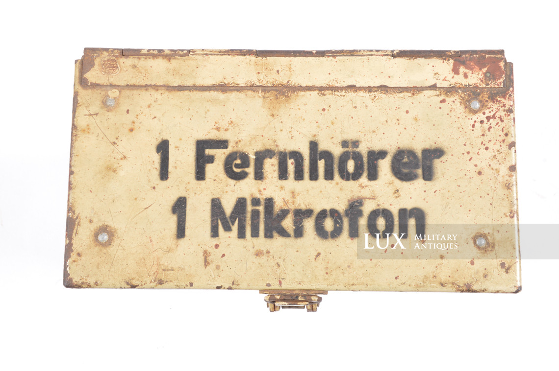 German armored vehicle headphones & microphone storage box    - photo 9