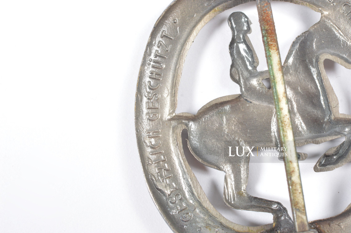 German Horseman’s badge in silver, « CHR. LAUER » - photo 8