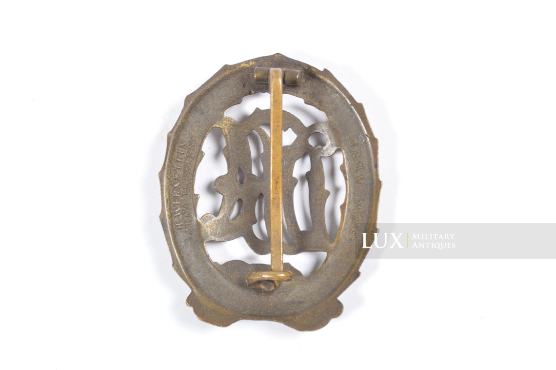 German DRA sport badge in bronze, « WERNSTEIN » - photo 8