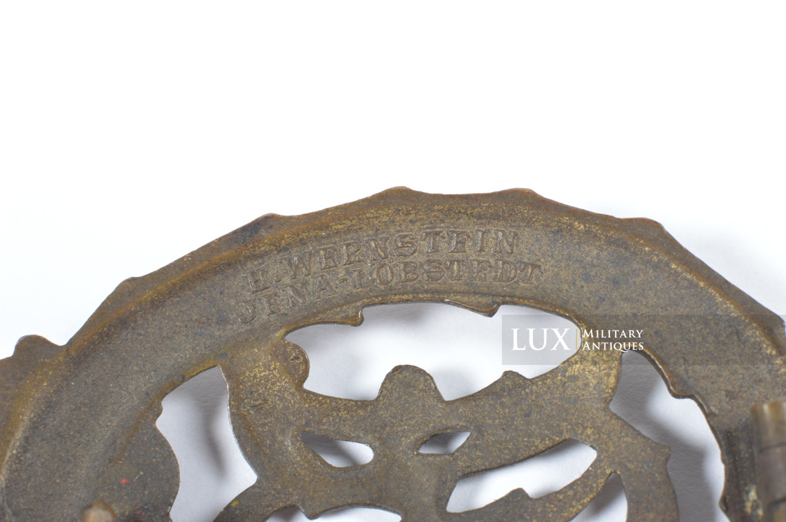 German DRA sport badge in bronze, « WERNSTEIN » - photo 10