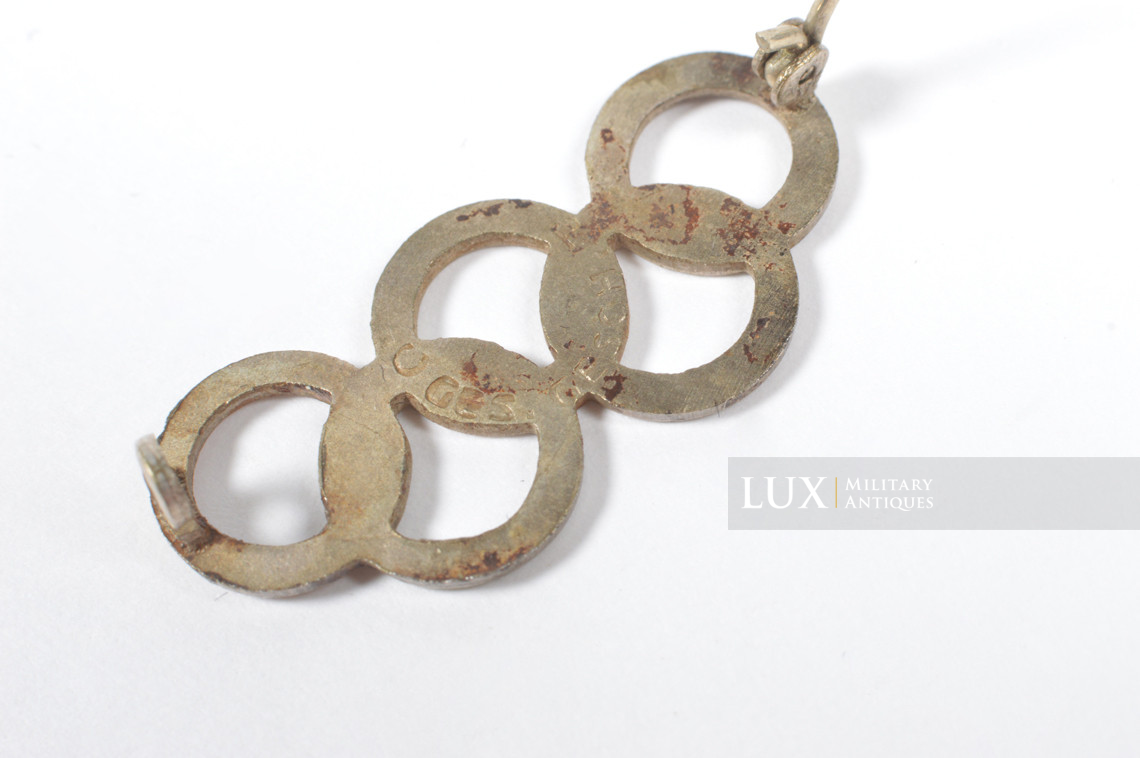 German 1936 olympic rings broach - photo 8