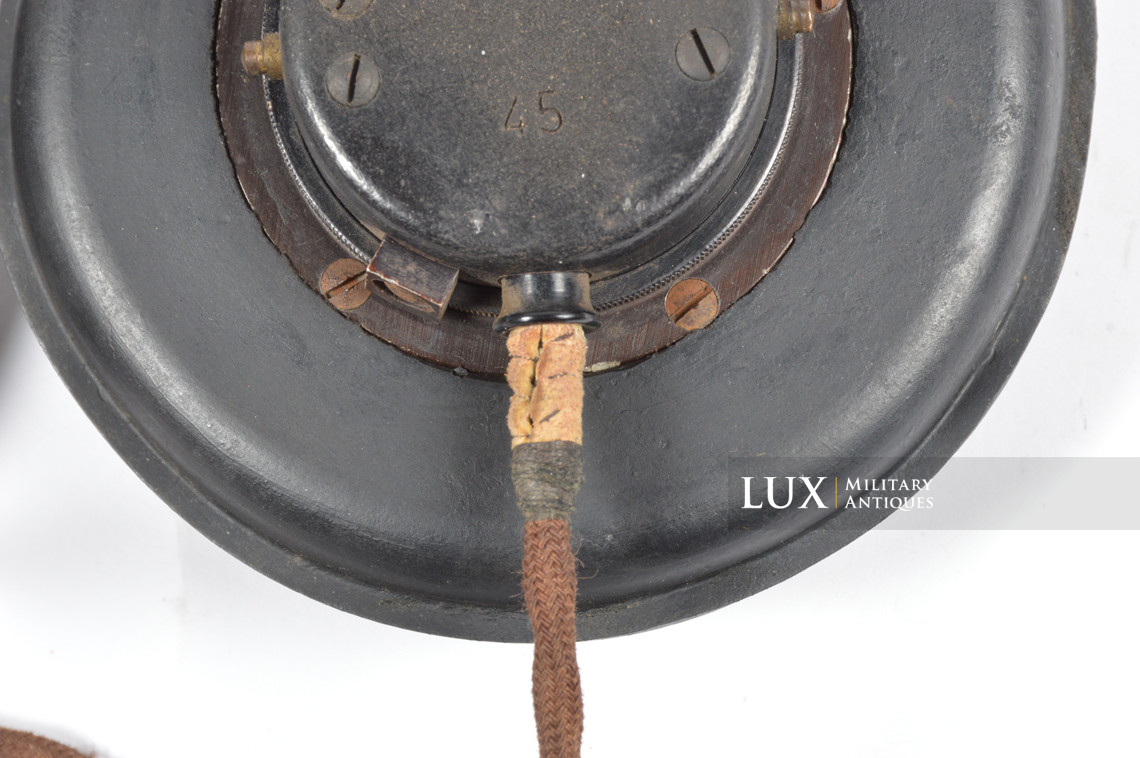 German armored / panzer headphones, « Dfh.B 45 » - photo 16