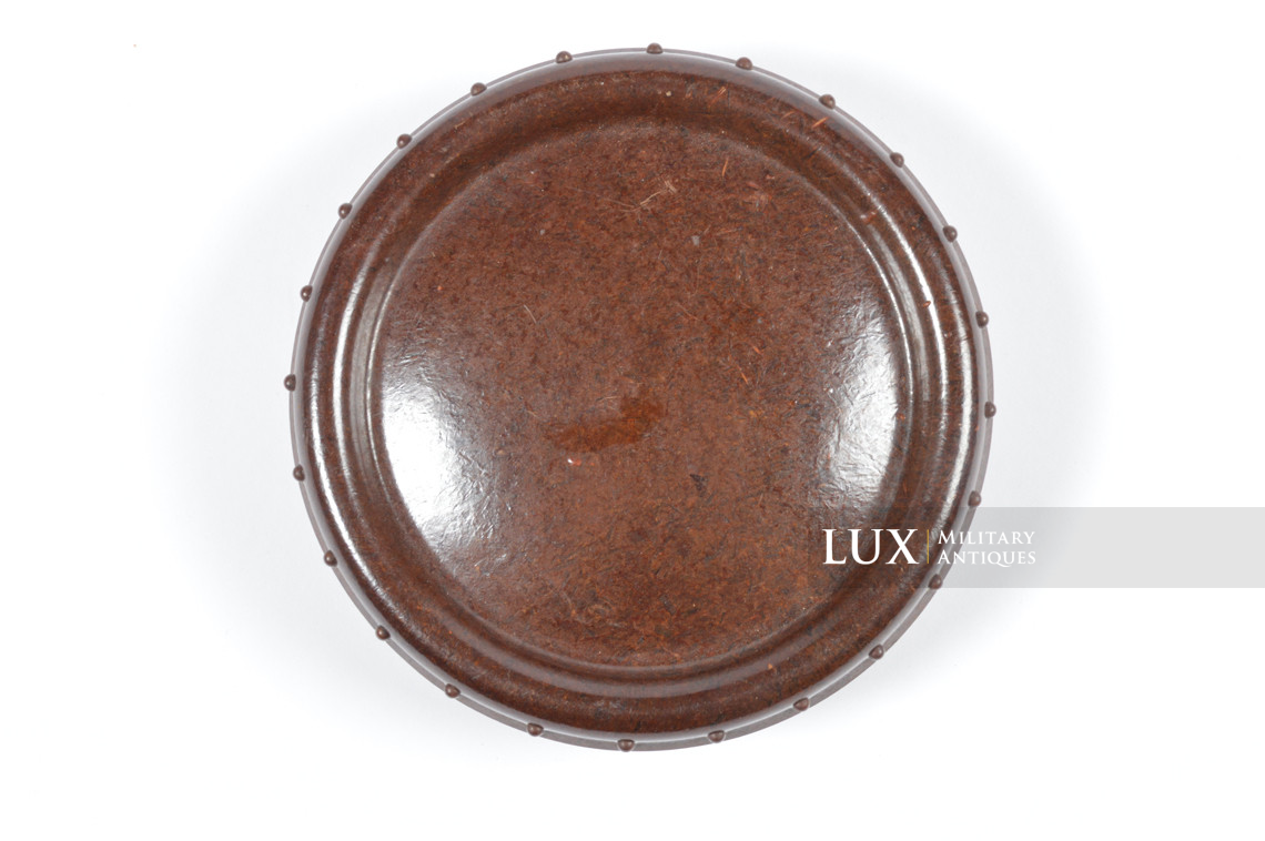 German brown bakelite butterdish - photo 8