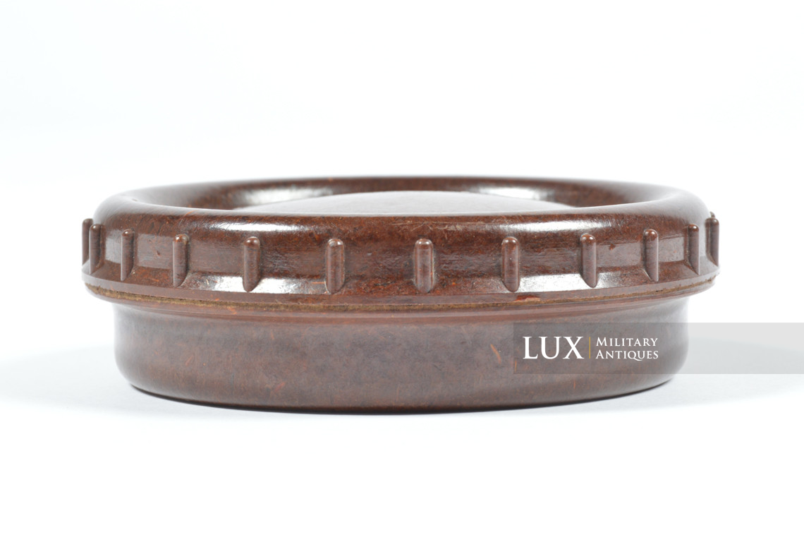 German brown bakelite butterdish - photo 12