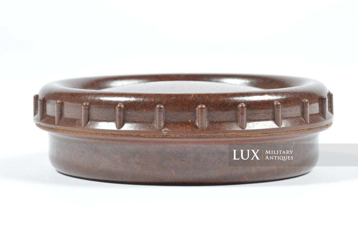 German brown bakelite butterdish - photo 13