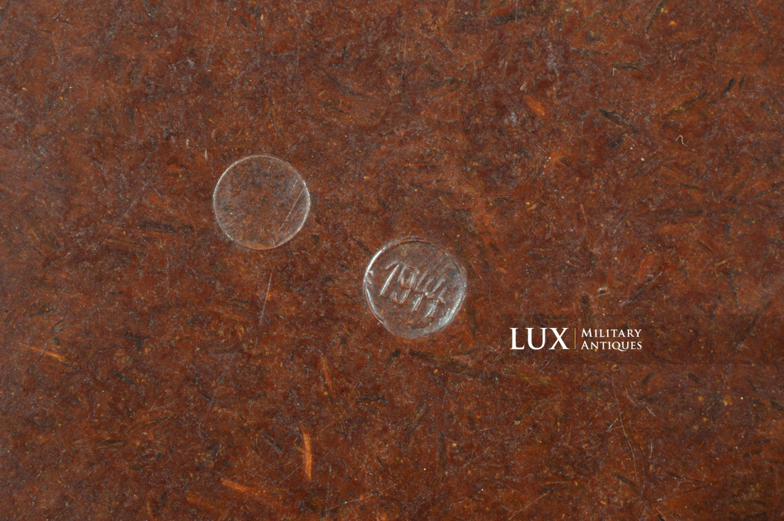 German brown bakelite butterdish - photo 10