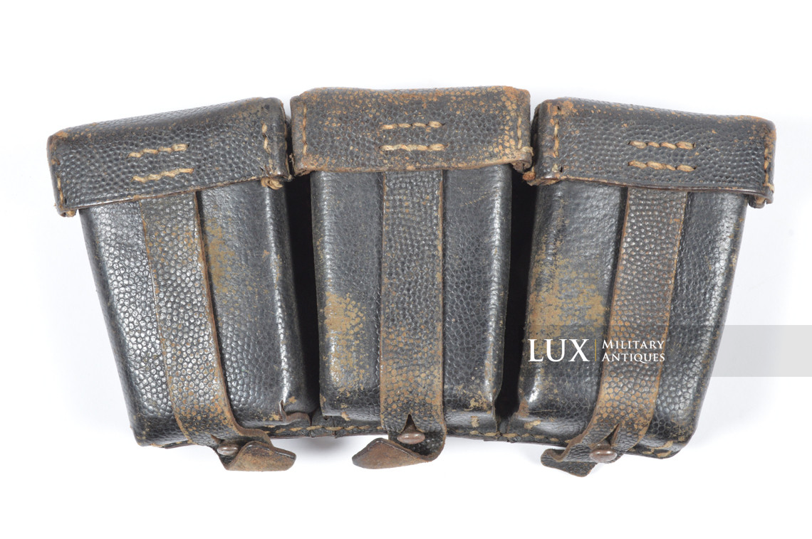 Rare pair of late-war German K98 ammo pouches, « last-ditch » - photo 9