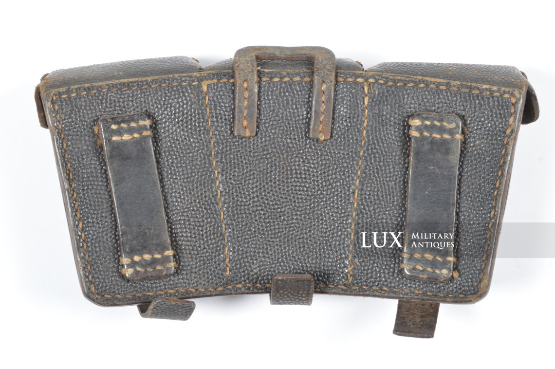 Rare pair of late-war German K98 ammo pouches, « last-ditch » - photo 17