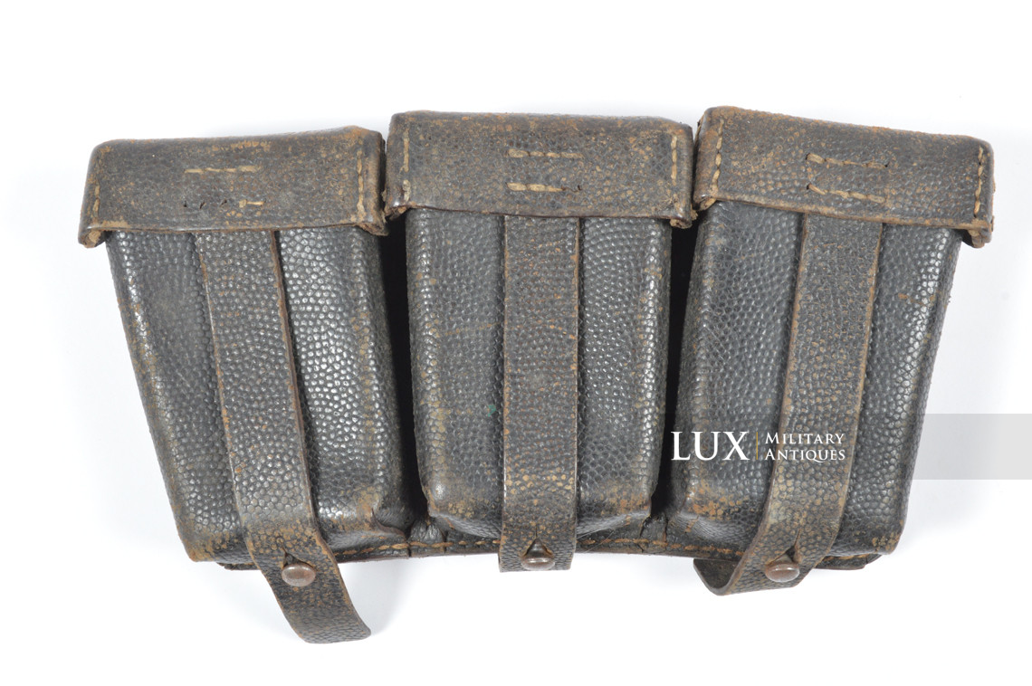 Rare pair of late-war German K98 ammo pouches, « last-ditch » - photo 16