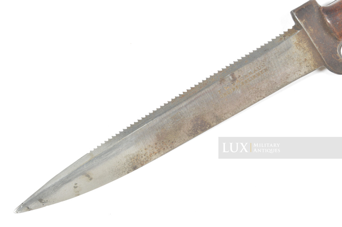 Couteau de combat allemand Première Guerre, « F.W. Backhous » - photo 14