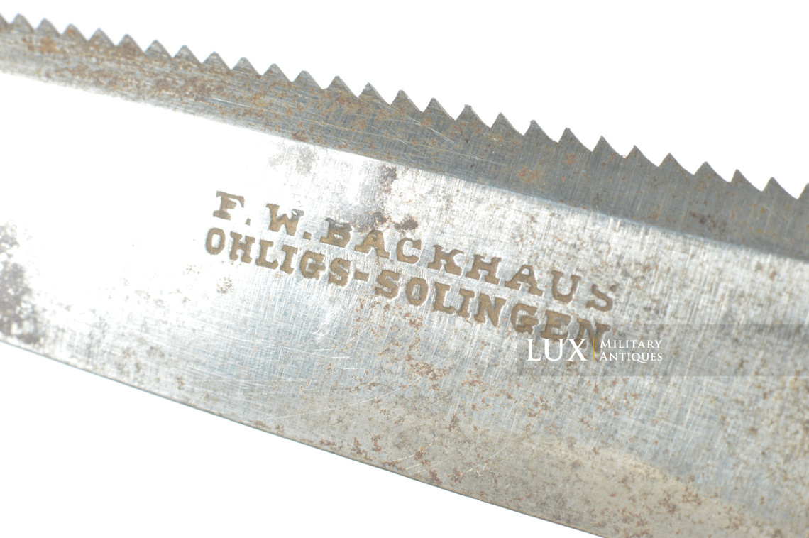 Couteau de combat allemand Première Guerre, « F.W. Backhous » - photo 15