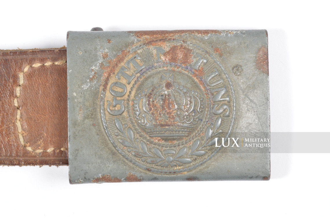 WWI German enlisted mans combat belt buckle, « 1916 » - photo 8