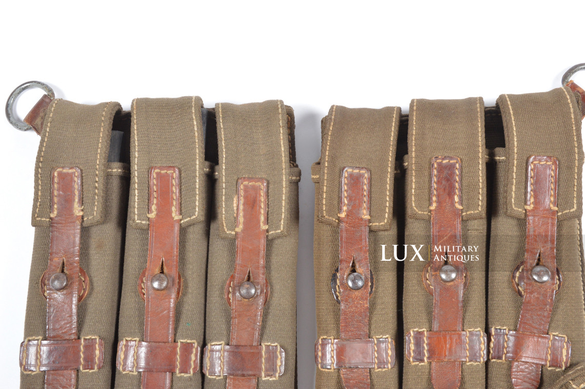 Early MP38/40 pouch set in rayon web construction, « fkx1941 » - photo 8