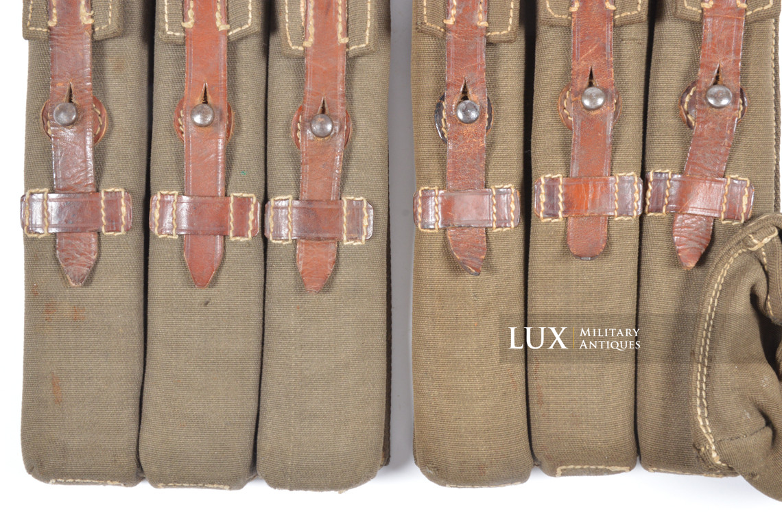 Early MP38/40 pouch set in rayon web construction, « fkx1941 » - photo 9