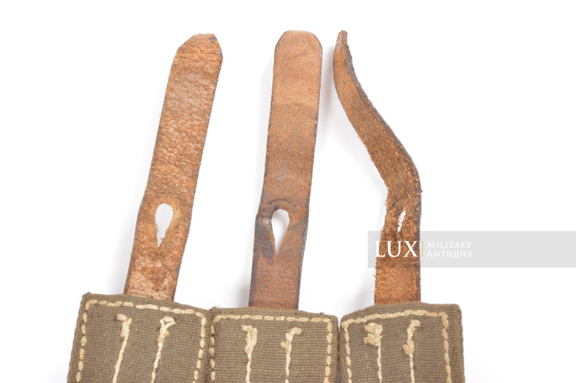 Early MP38/40 pouch set in rayon web construction, « fkx1941 » - photo 28
