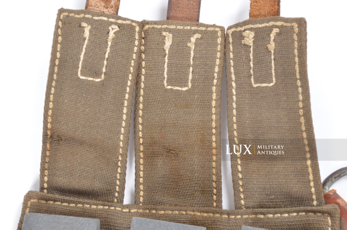 Early MP38/40 pouch set in rayon web construction, « fkx1941 » - photo 29