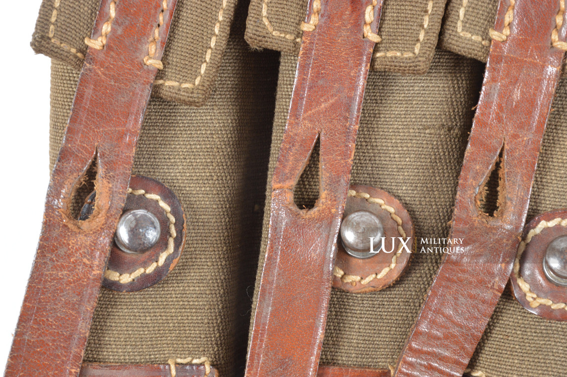 Early MP38/40 pouch set in rayon web construction, « fkx1941 » - photo 33