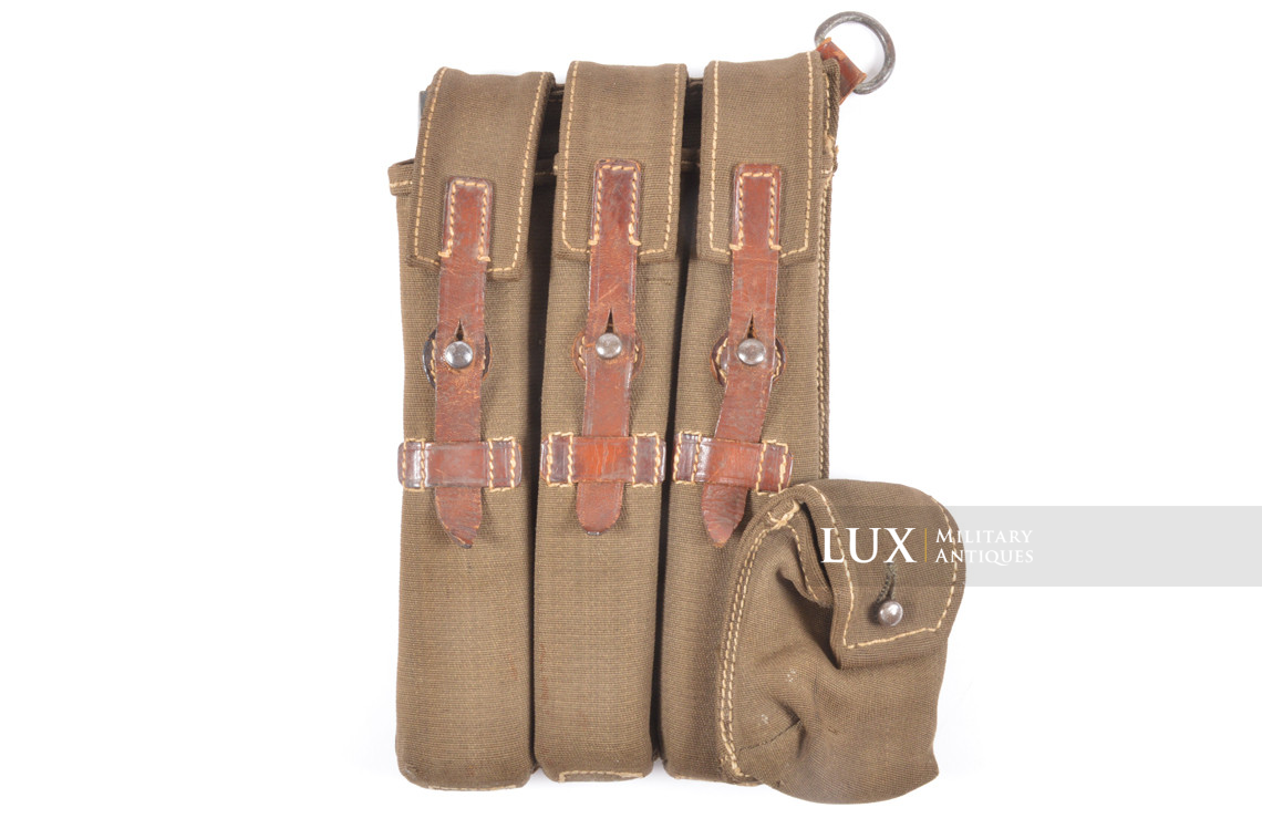 Early MP38/40 pouch set in rayon web construction, « fkx1941 » - photo 14