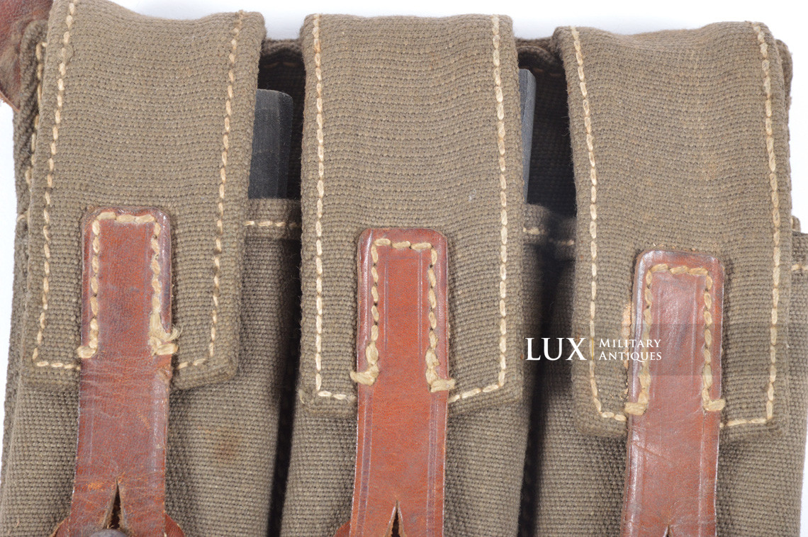 Early MP38/40 pouch set in rayon web construction, « fkx1941 » - photo 35