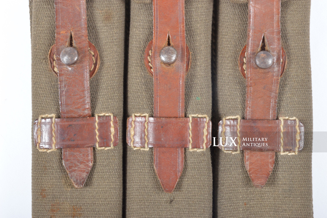 Early MP38/40 pouch set in rayon web construction, « fkx1941 » - photo 37