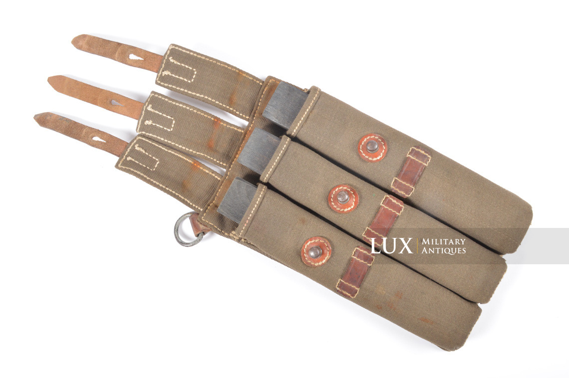 Early MP38/40 pouch set in rayon web construction, « fkx1941 » - photo 46