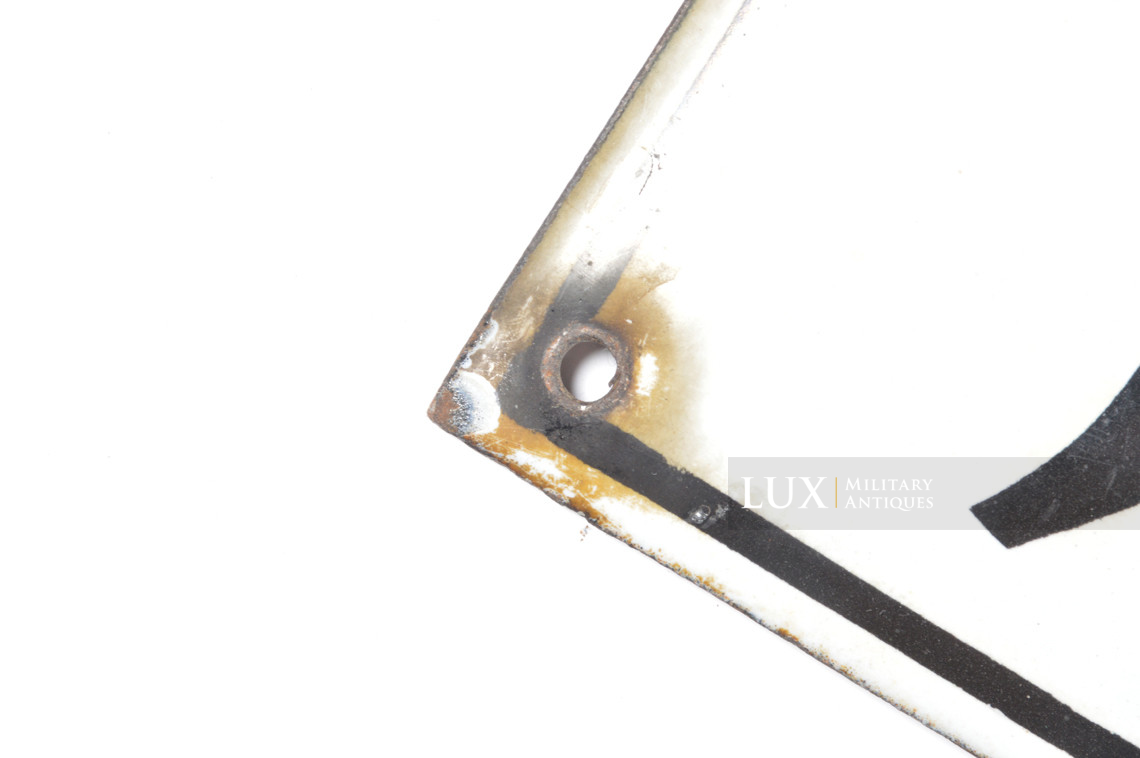 Plaque allemande émaillée de rue, « Adolf Hitler-Strasse » - photo 12