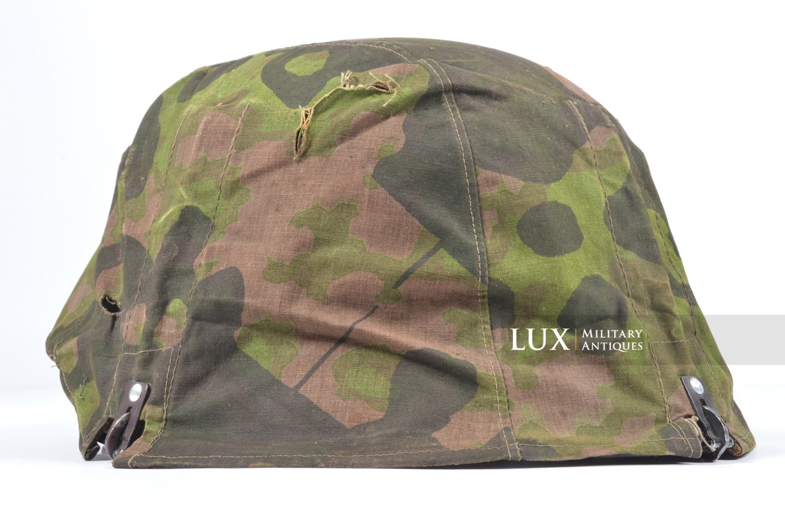 Rare first pattern Waffen-SS helmet cover, « plane tree 1/2 » - photo 14