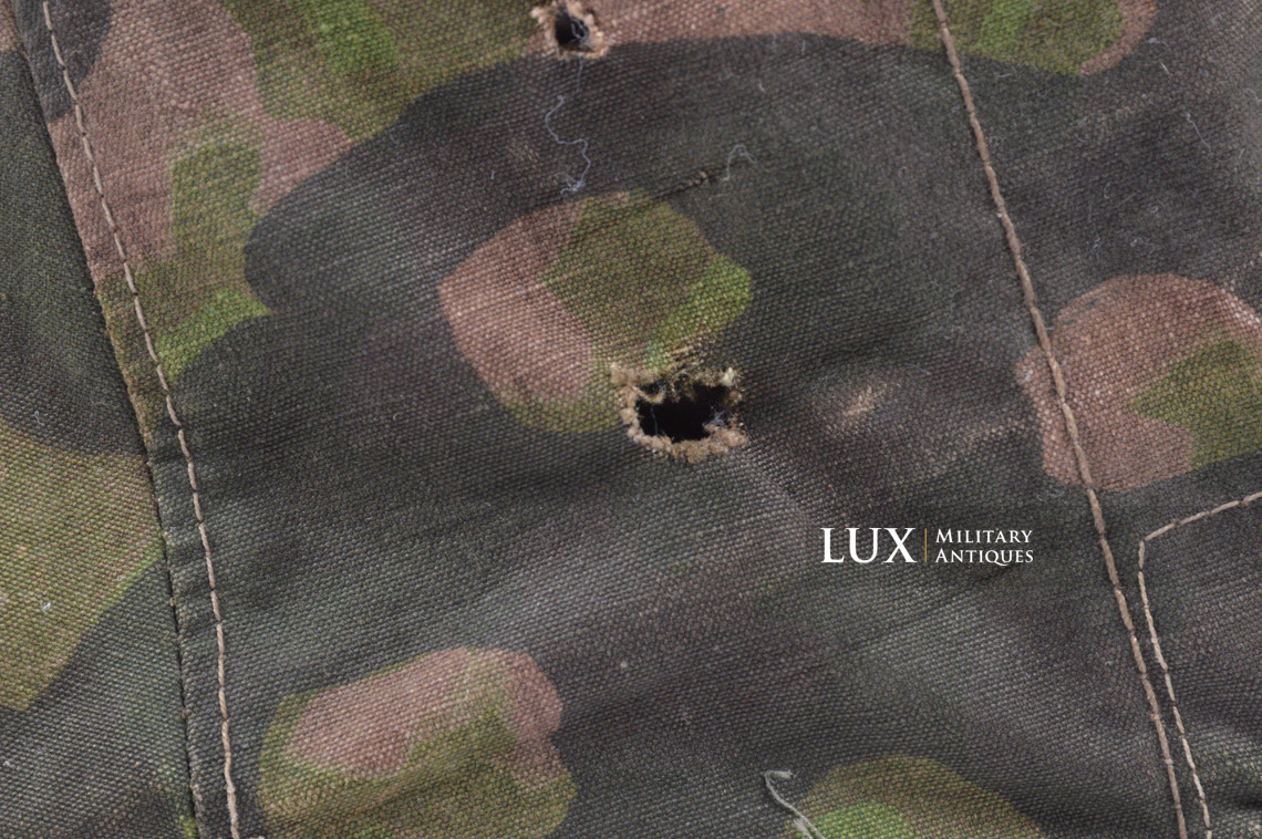 Rare first pattern Waffen-SS helmet cover, « plane tree 1/2 » - photo 17