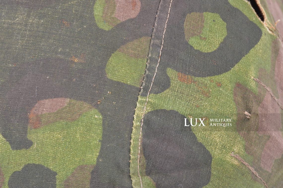 Rare first pattern Waffen-SS helmet cover, « plane tree 1/2 » - photo 25