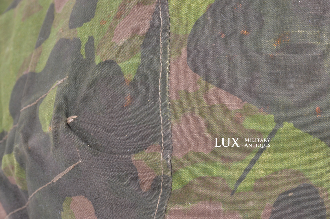 Rare first pattern Waffen-SS helmet cover, « plane tree 1/2 » - photo 26