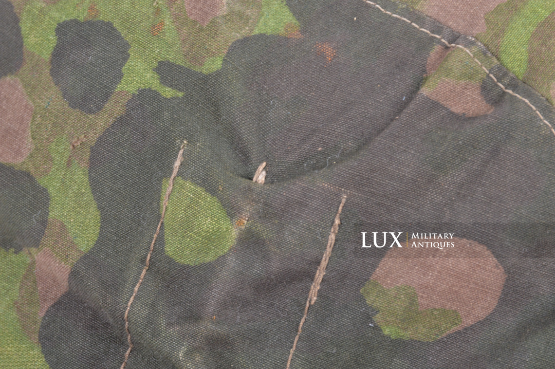 Rare first pattern Waffen-SS helmet cover, « plane tree 1/2 » - photo 27