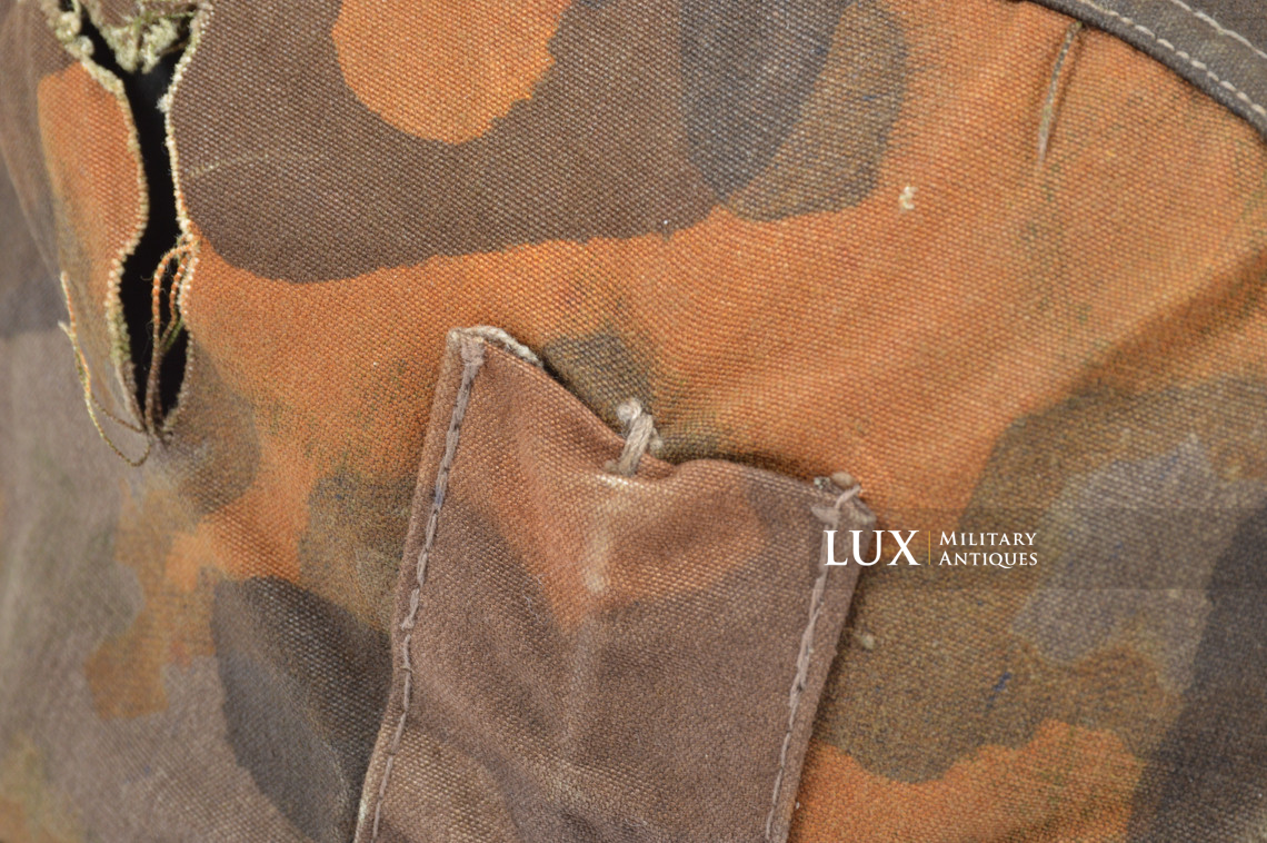 Rare first pattern Waffen-SS helmet cover, « plane tree 1/2 » - photo 61