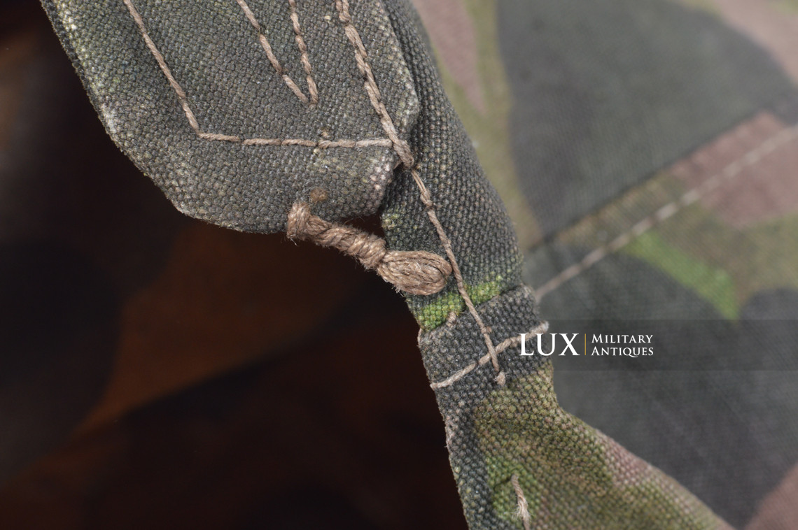 Rare first pattern Waffen-SS helmet cover, « plane tree 1/2 » - photo 37