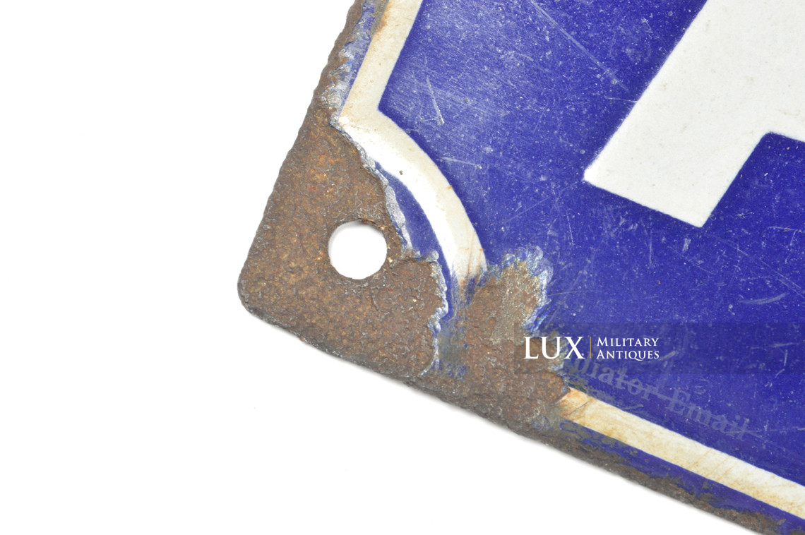 Plaque allemande émaillée de rue, « Adolf Hitler-Strasse » - photo 11