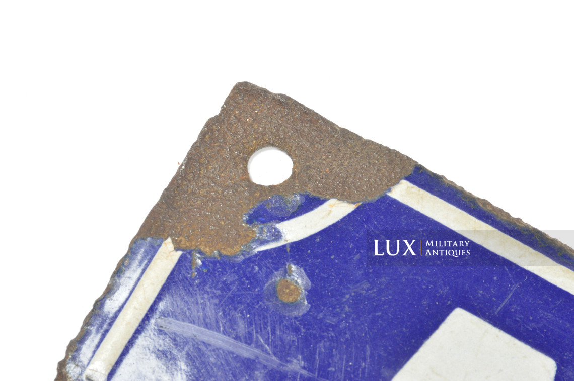 Plaque allemande émaillée de rue, « Adolf Hitler-Strasse » - photo 12