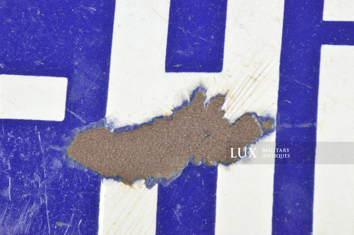 Plaque allemande émaillée de rue, « Adolf Hitler-Strasse » - photo 13