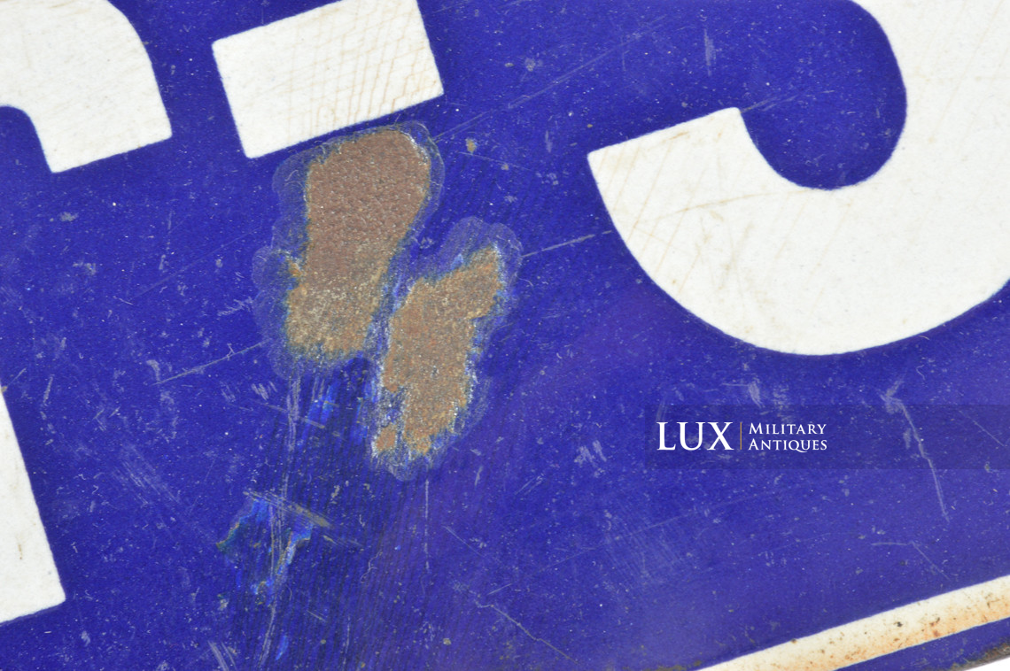 Plaque allemande émaillée de rue, « Adolf Hitler-Strasse » - photo 14