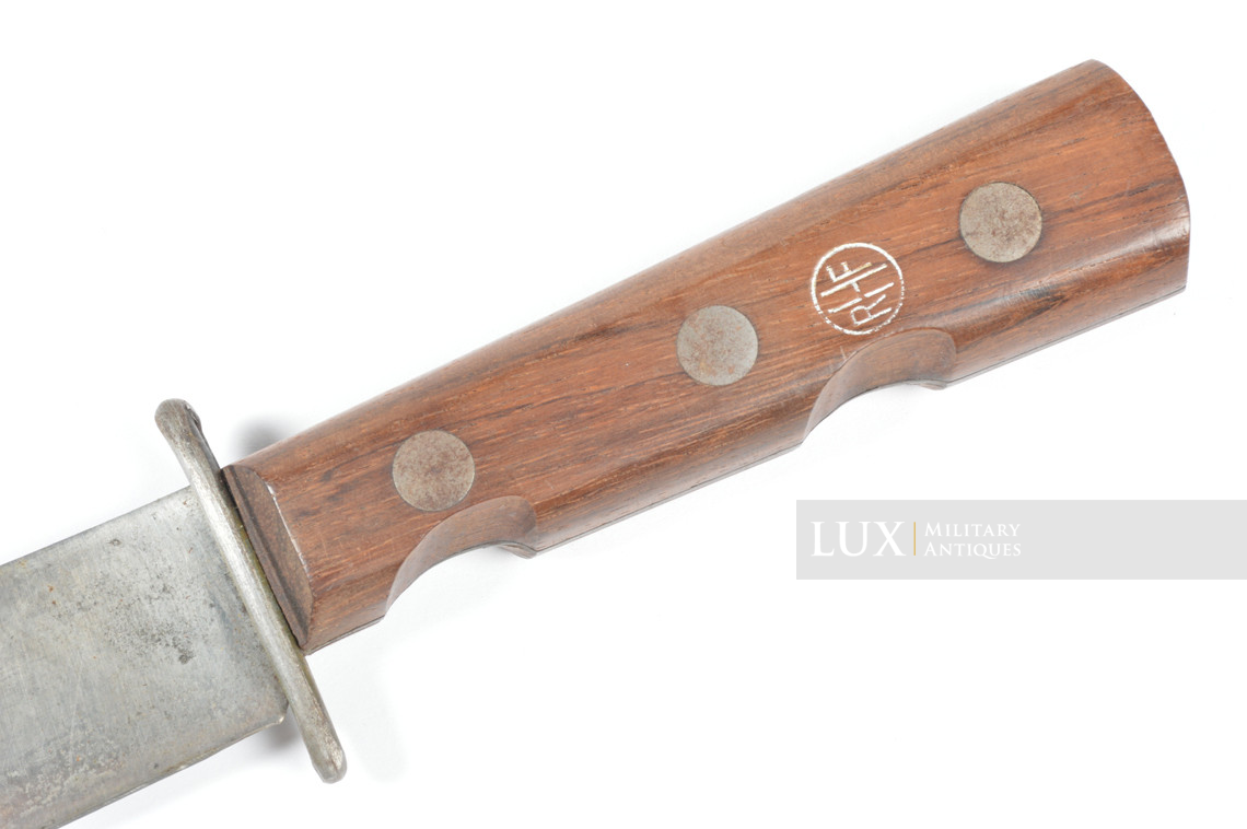 U.S. rare variant fighting knife, « RHF » - photo 11