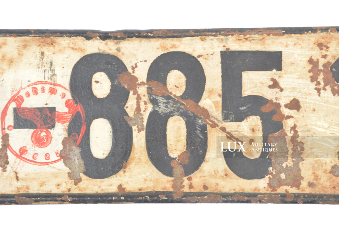 German Heer vehicle license plate, « WH-885159 » - photo 10