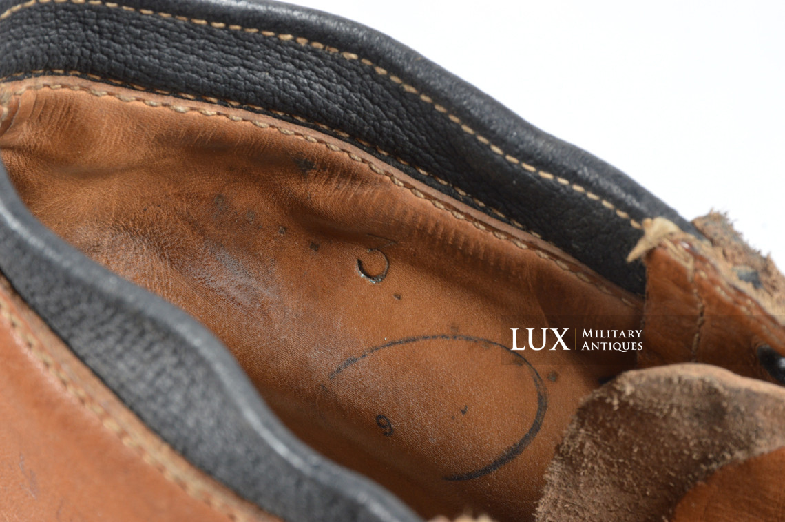 Unissued late-war German ankle boots - photo 15