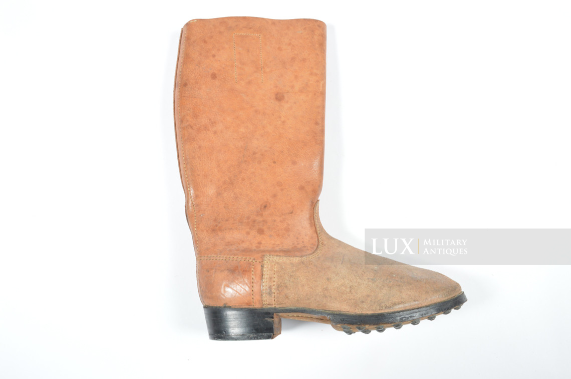 Rare unissued early-war German issue brown jackboots, « 1939 » - photo 8