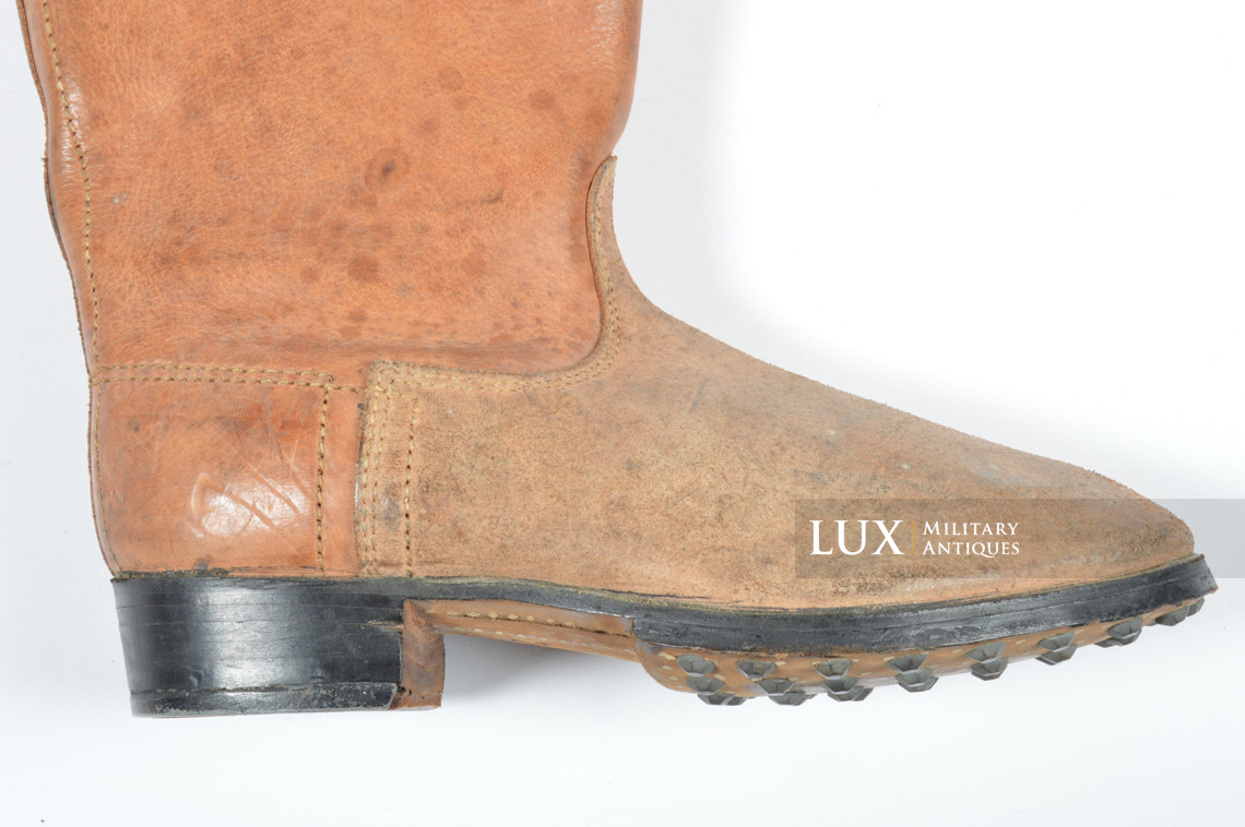 Rare unissued early-war German issue brown jackboots, « 1939 » - photo 10