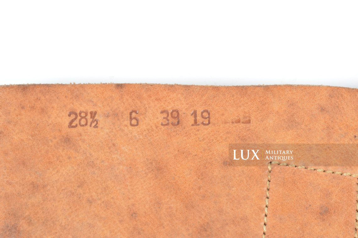 Rare unissued early-war German issue brown jackboots, « 1939 » - photo 14