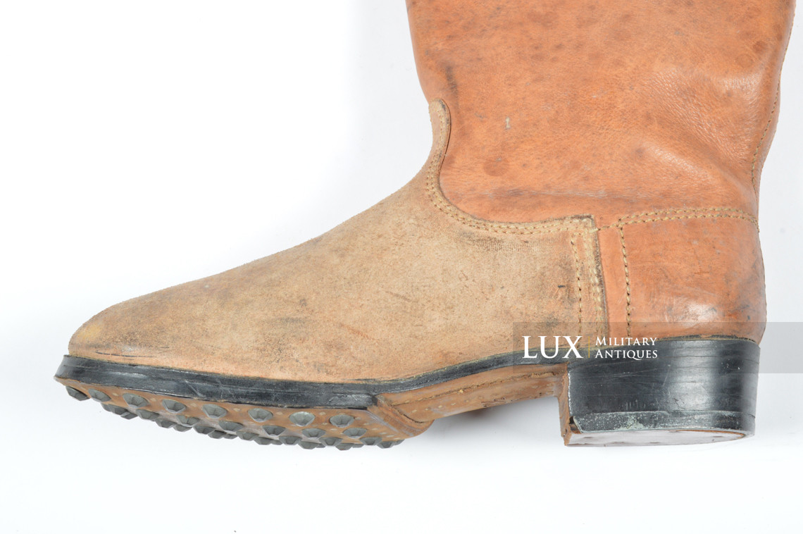 Rare unissued early-war German issue brown jackboots, « 1939 » - photo 15