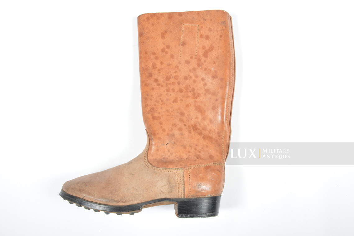 Rare unissued early-war German issue brown jackboots, « 1939 » - photo 19