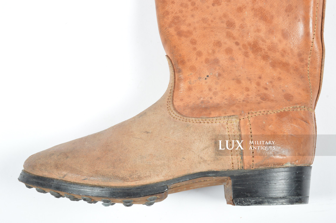 Rare unissued early-war German issue brown jackboots, « 1939 » - photo 21
