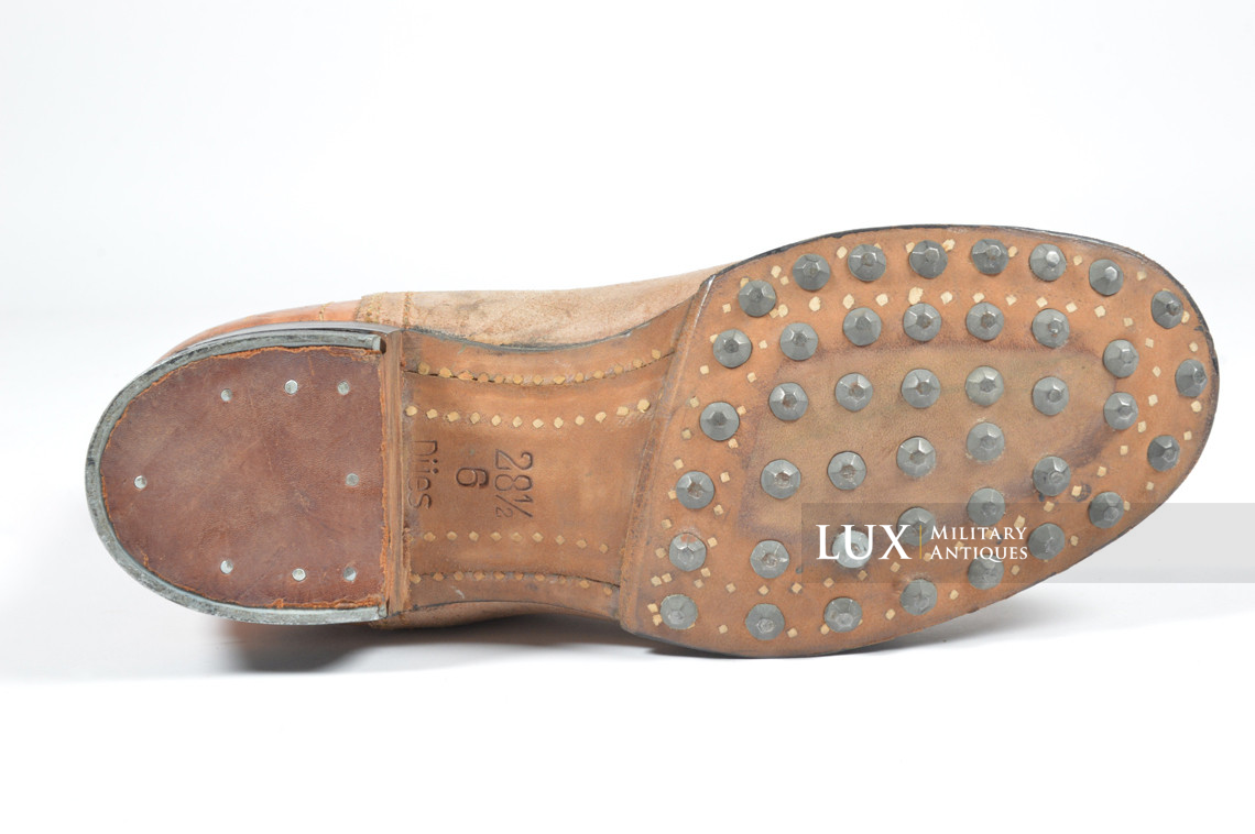 Rare unissued early-war German issue brown jackboots, « 1939 » - photo 27